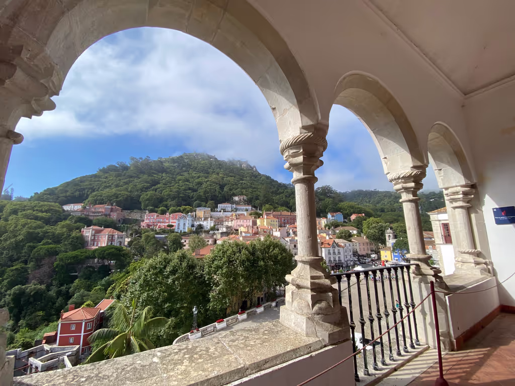Sintra Private Tour - Sintra seen from the balcony of Sintra Town Palace