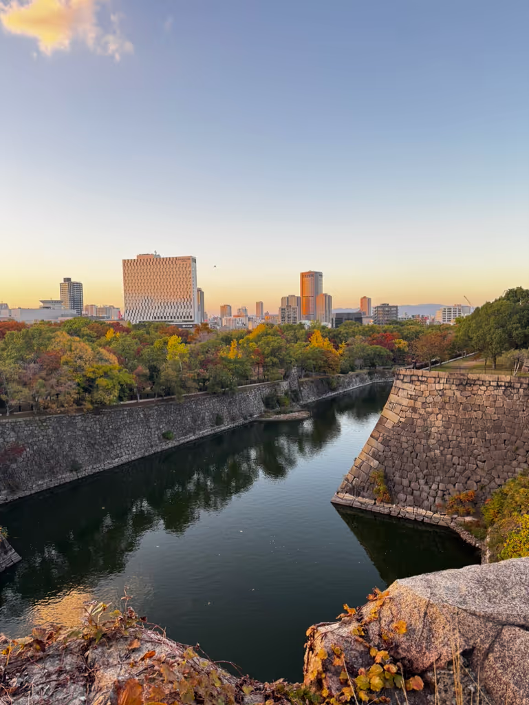 Osaka Private Tour - The view in the park