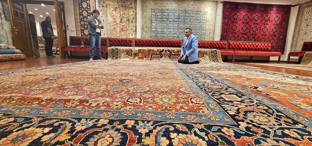 Istanbul Private Tour - Oversize rugs with expert Ali