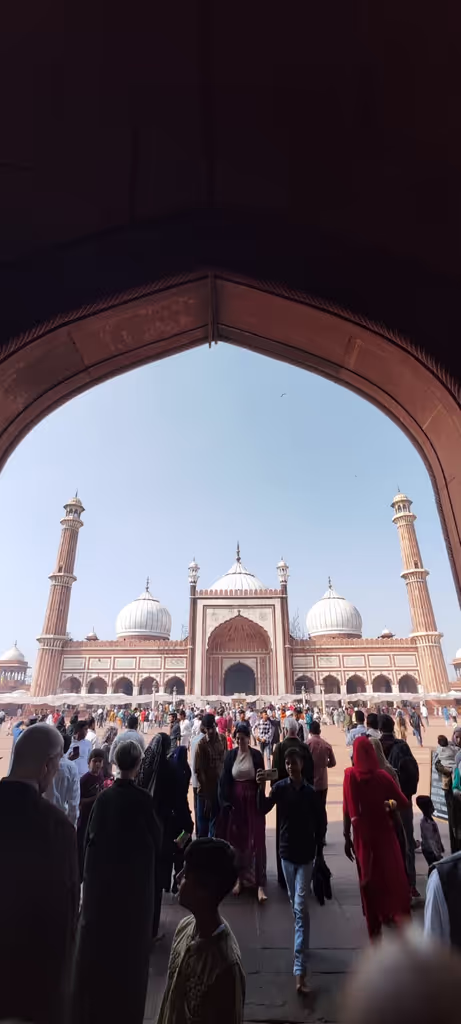 Delhi Private Tour - Jama Mosque from Arch