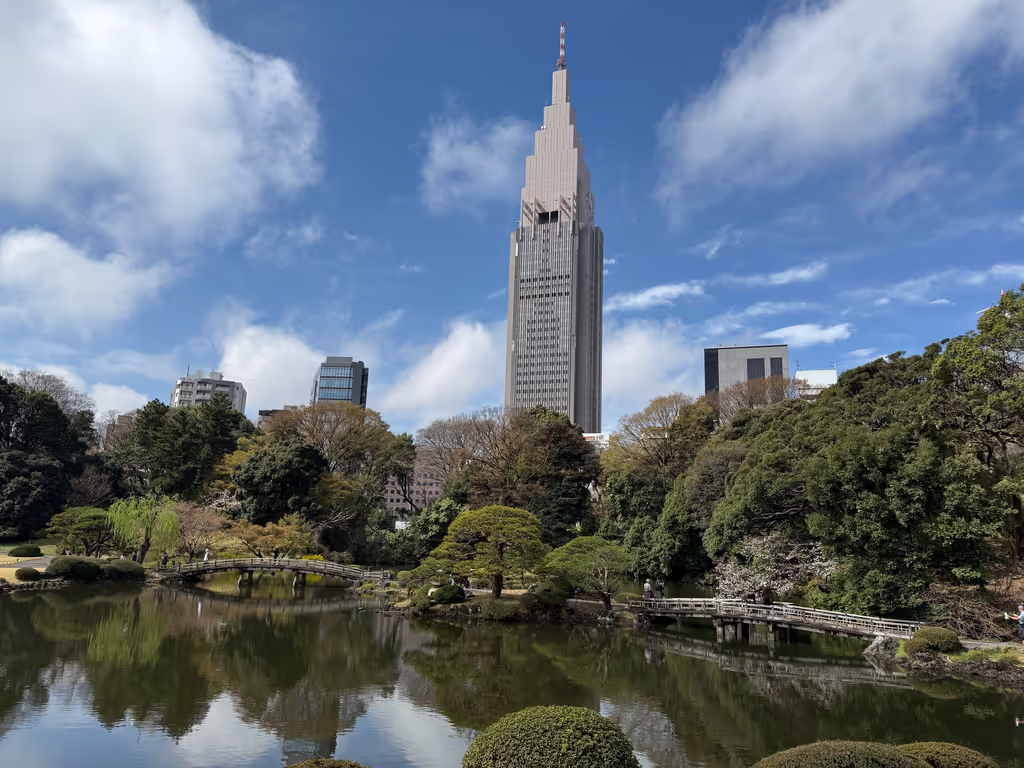Tokyo Private Tour - Shinjuku Gyoen Park