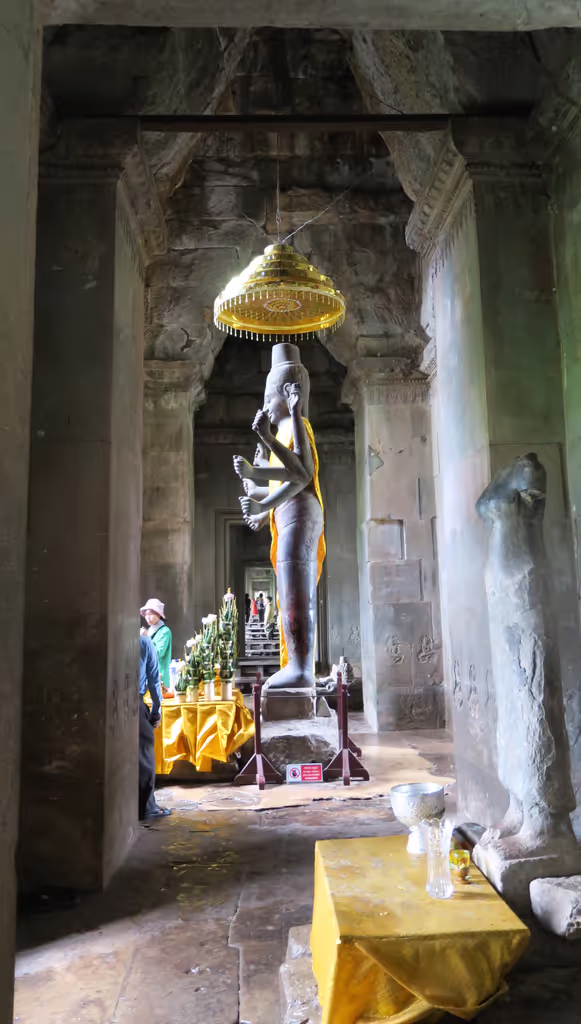 Siem Reap Private Tour - The Statue of Vishnu, called Tareach