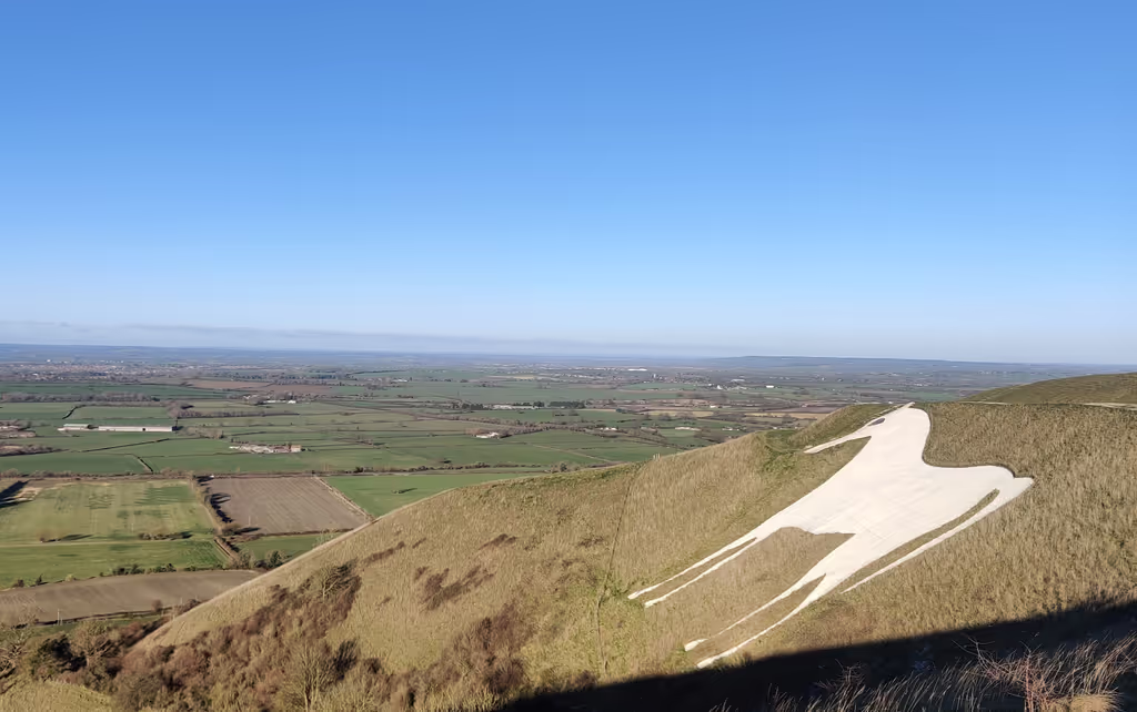 Bath Private Tour - One of Wiltshire's famed chalk white-horses