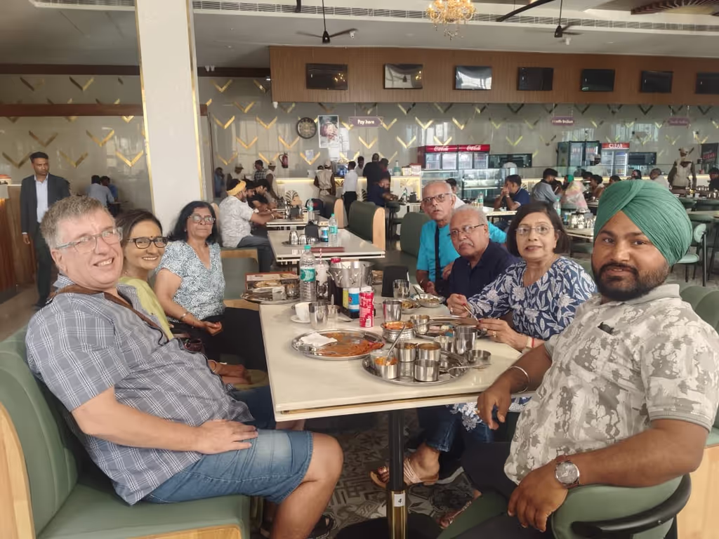 Amritsar Private Tour - Enjoying a traditional Punjabi Thali