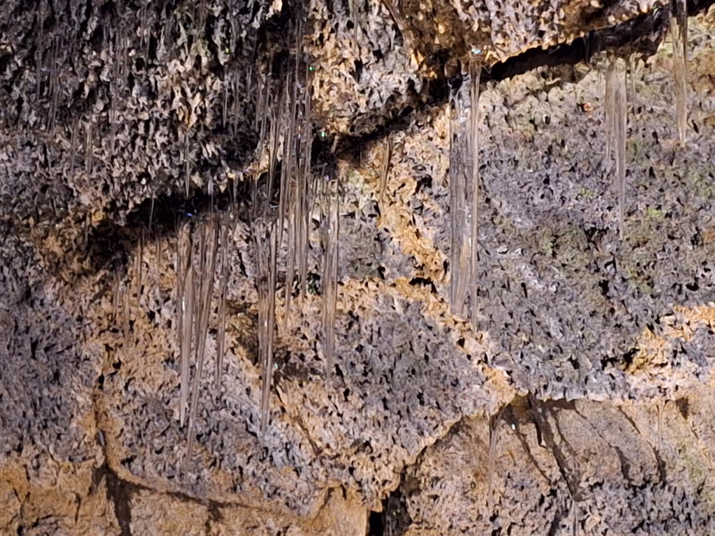 Yamanashi Private Tour - Icicles on the cave ceiling