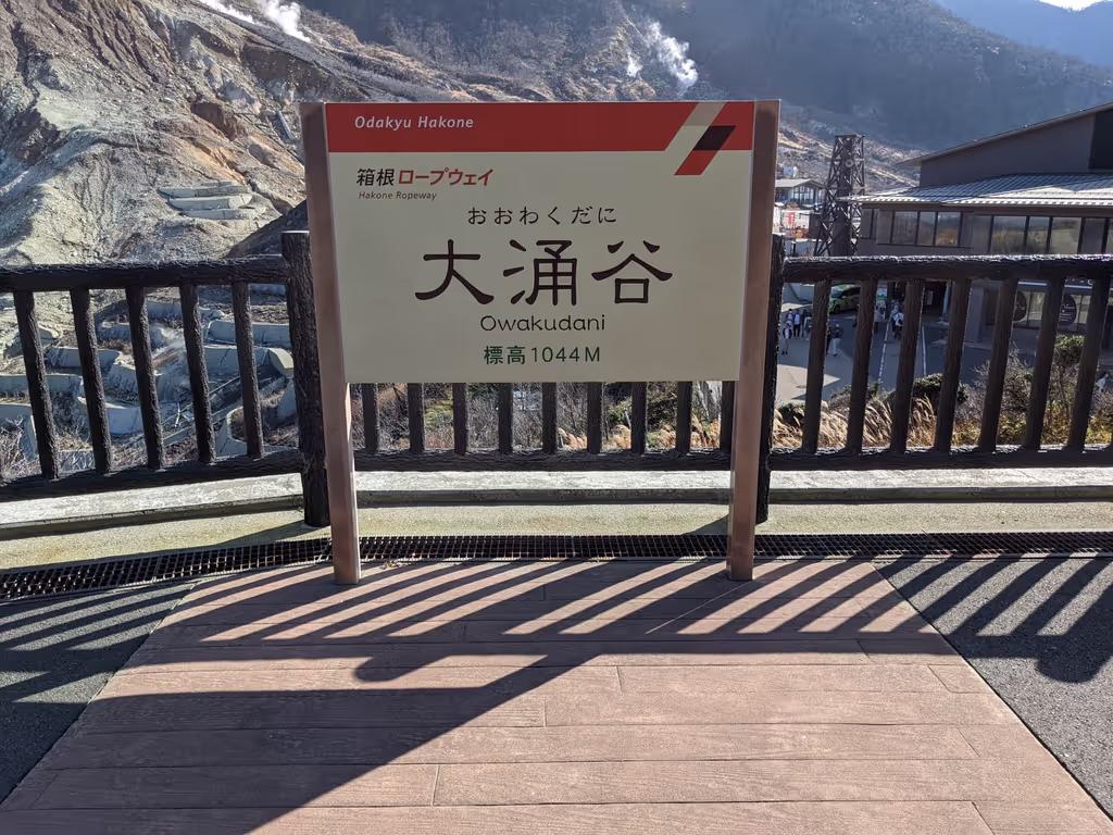 Kanagawa Private Tour - Station d'Owakudani