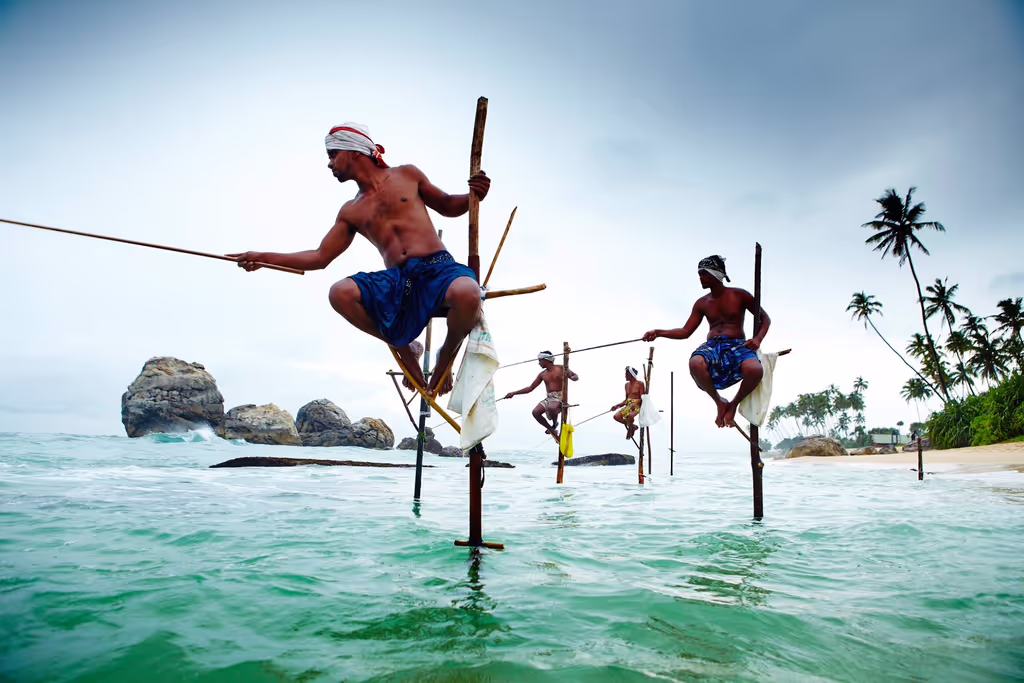 Colombo Private Tour - Stilt Fisherman