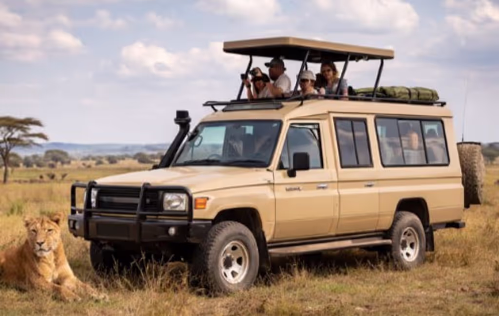 Kilimanjaro Private Tour - pop up 4*4 wheels jeep, landcruiser