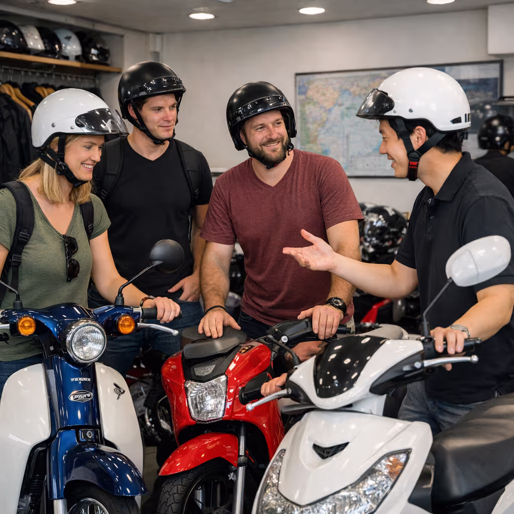 Seoul Private Tour - Motorcycle Rental Store