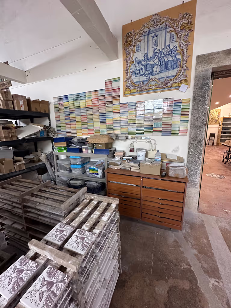Lisbon Private Tour - Tiles Factory Colors