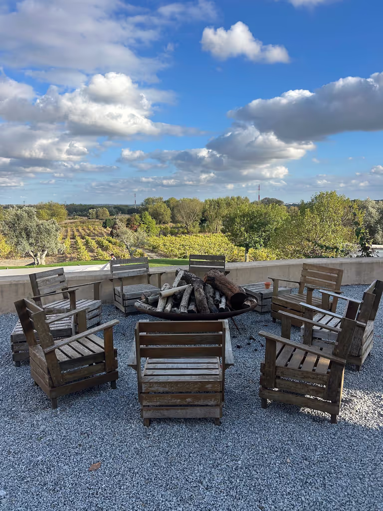 Lisbon Private Tour - Fita Preta Winery Lounge and Pit Fire