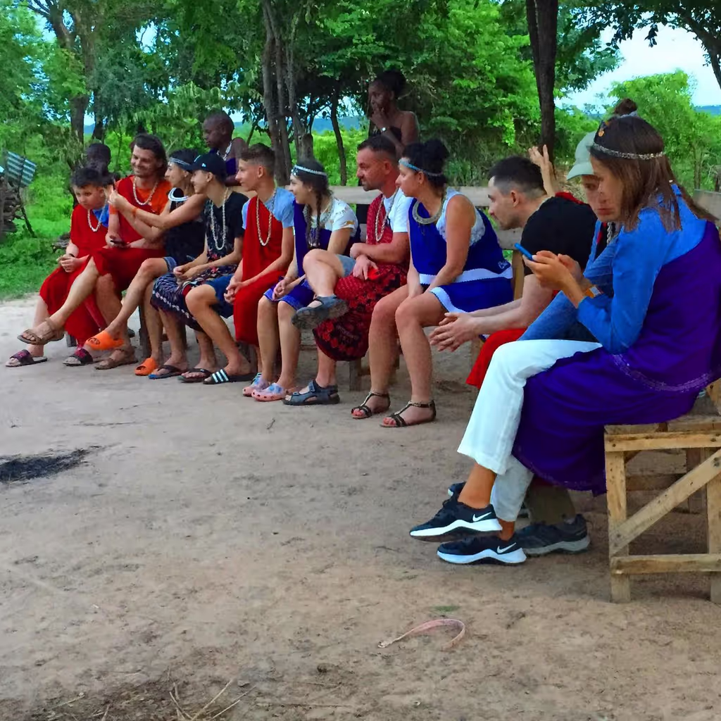 Morogoro Private Tour - Guest enjoying Masai culture