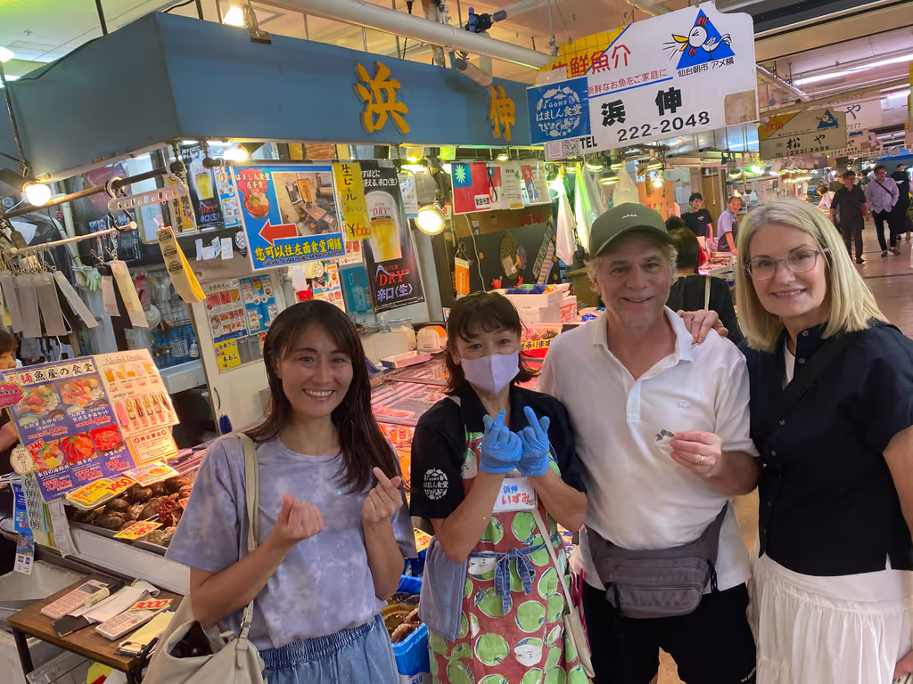 Miyagi Private Tour - Sendai morning market