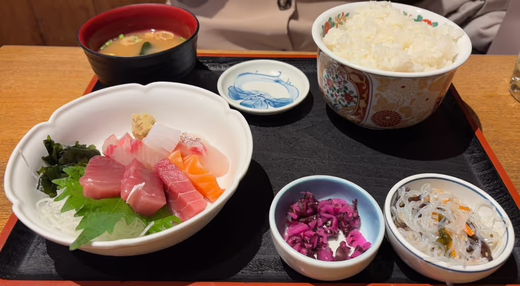Nagasaki Private Tour - Sashimi set at a Japanese seafood restaurant