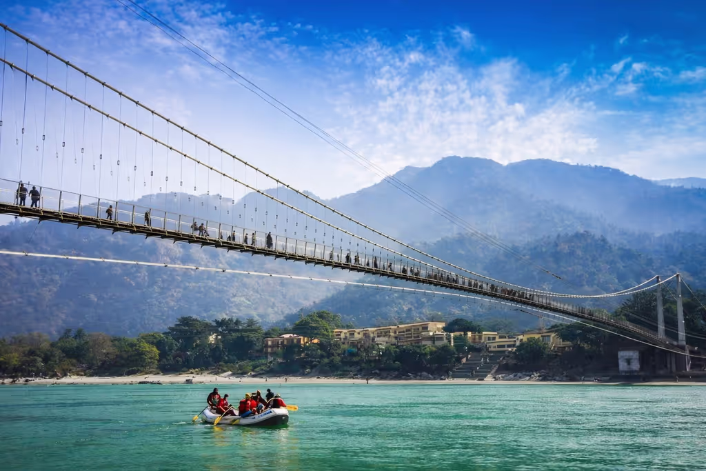 Rishikesh Private Tour - Ram Jhula Suspension Bridge