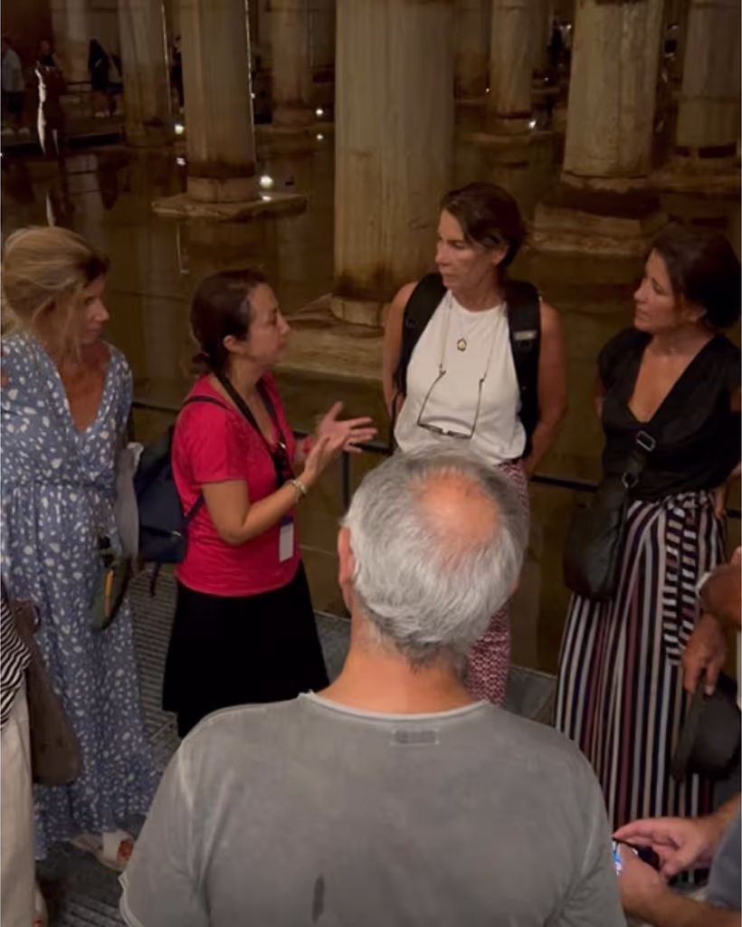 Istanbul Private Tour - a moment from the underground cistern