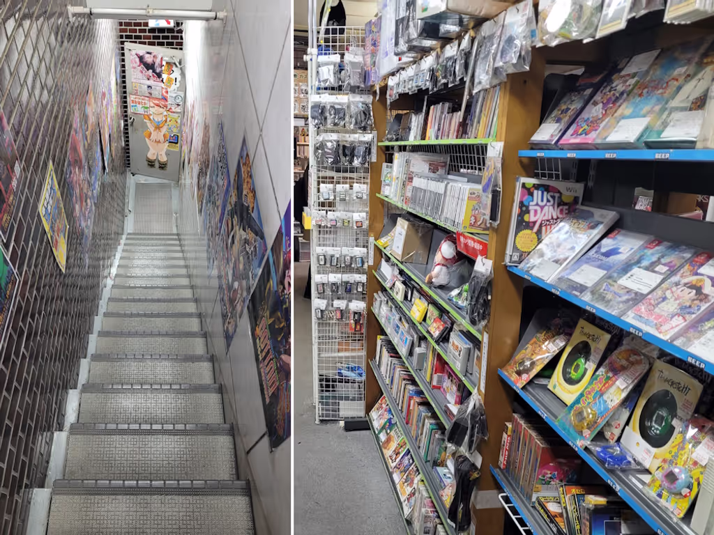 Tokyo Private Tour - the best Video Games shops are hard to find !