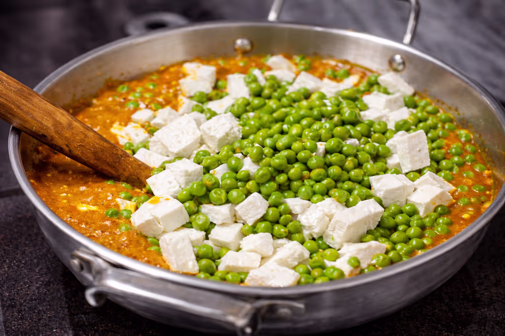 Rishikesh Private Tour - Peas Paneer with Gravy is called Shahi Paneer