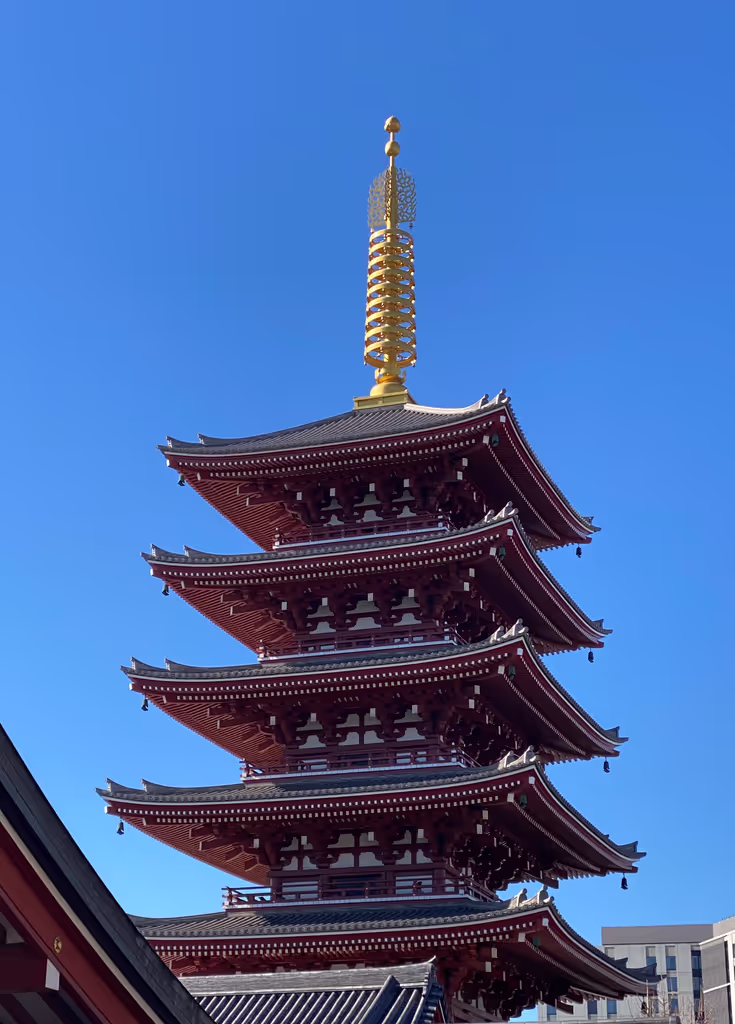Tokyo Private Tour - Fünfstöckige Pagode in Asakusa