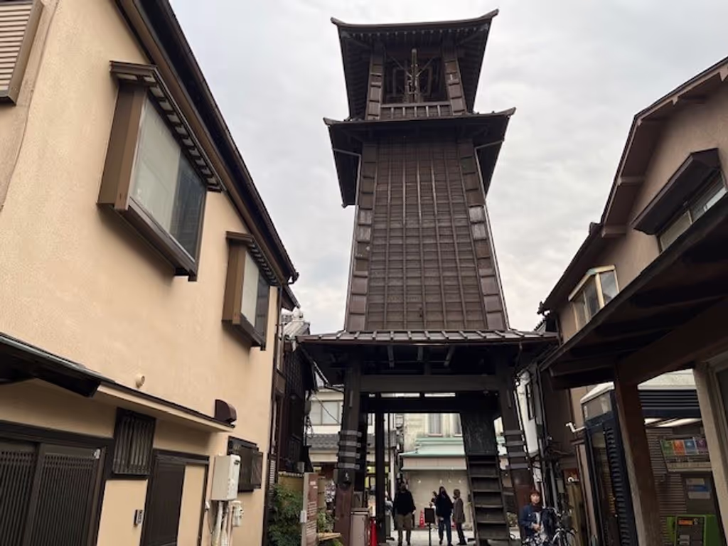 Saitama Private Tour - Time bell tower, Kawagoe