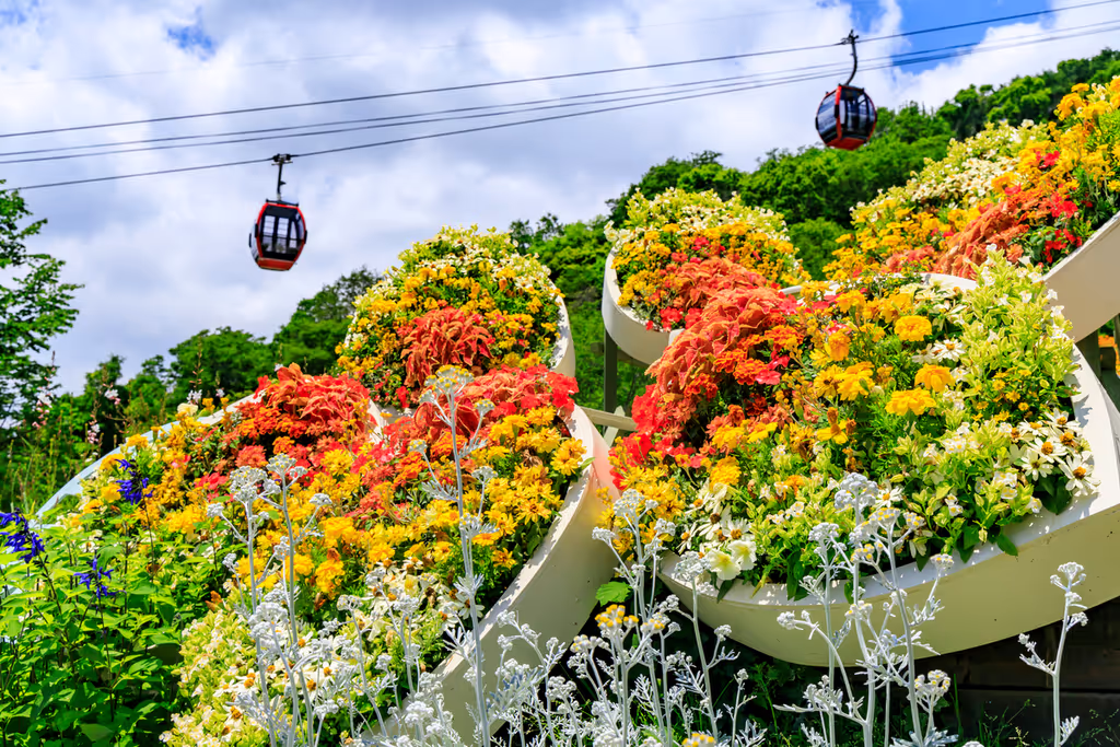 Kobe Private Tour - Kobe Nunobiki Herb Gardens & Ropeway