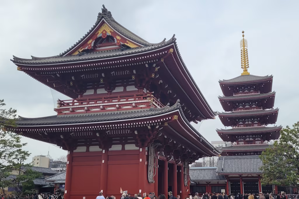 Tokyo Private Tour - Porte du tonnerre et Pagode