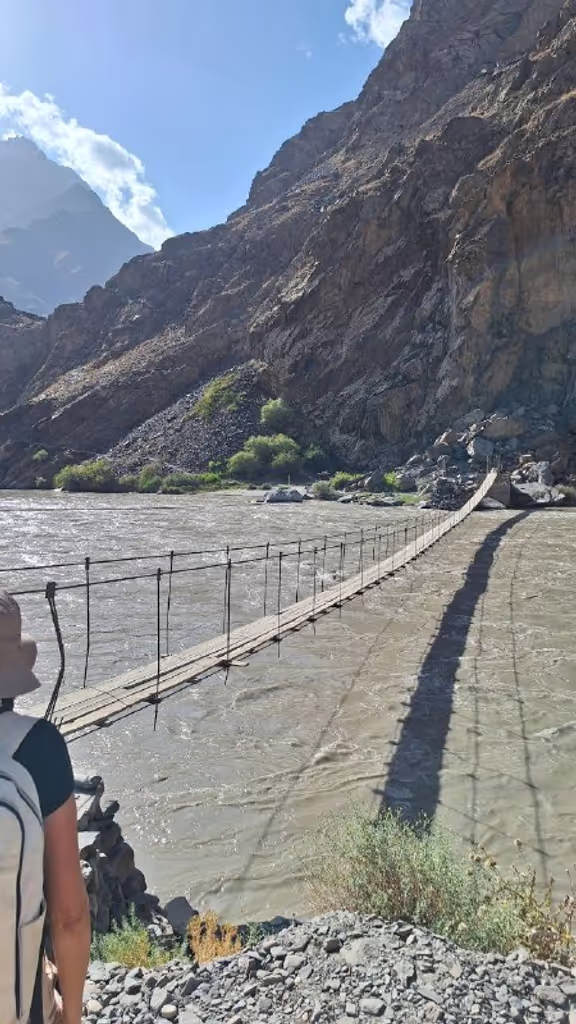 Dushanbe Private Tour - Swinging Bridge over Bartang River