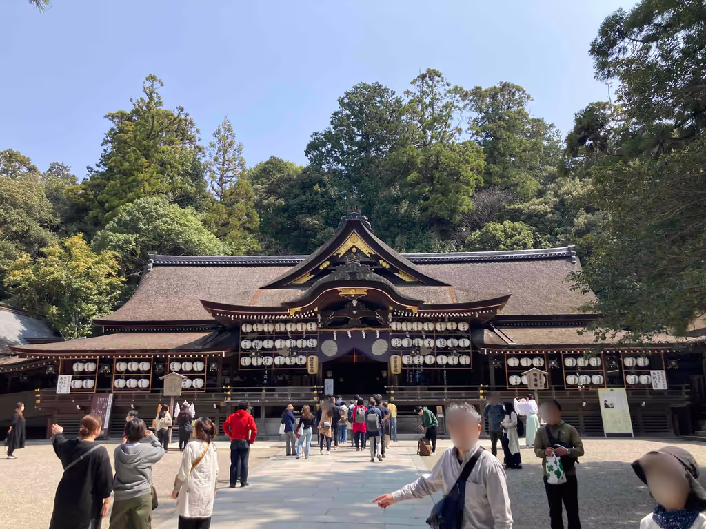 Nara Private Tour - The Worship Hall at Omiwa Shrine