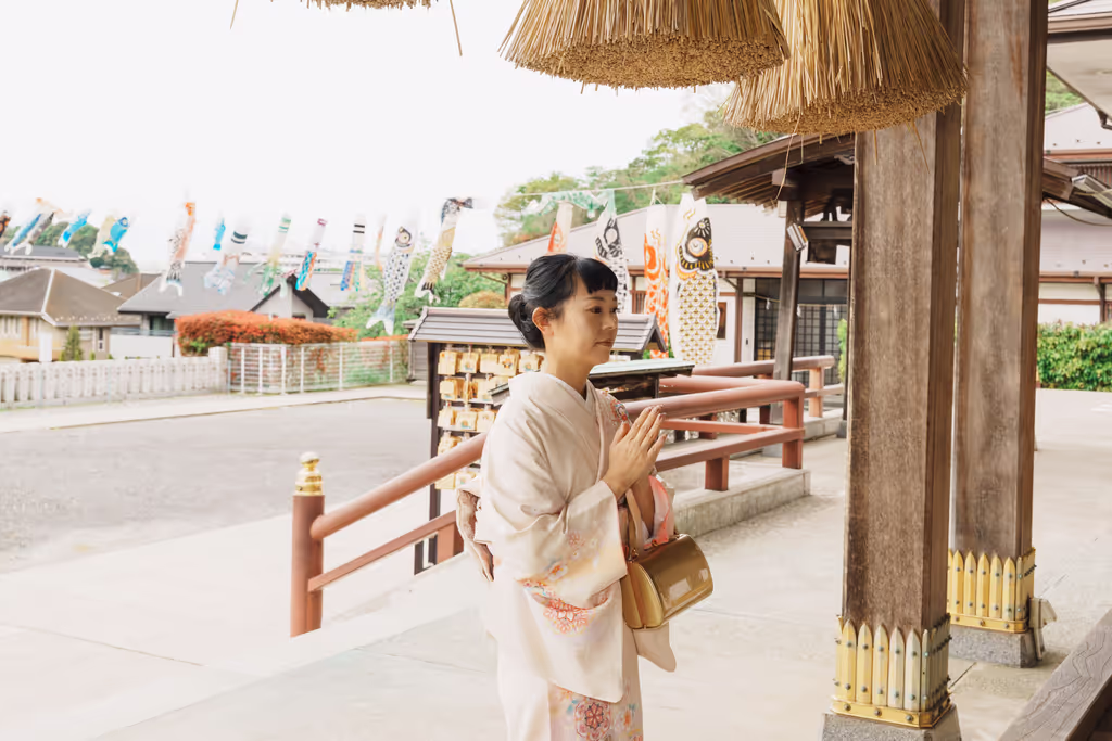 Kamakura Private Tour - Portrait with Kimono
