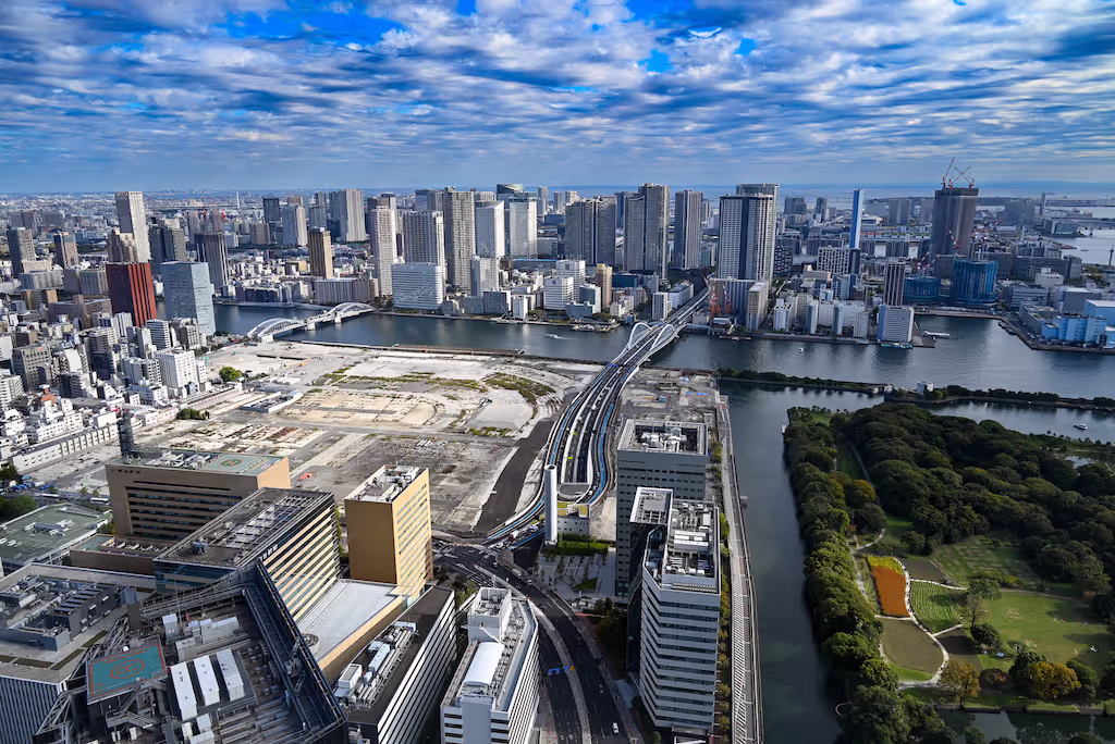 Kanagawa Private Tour - After relocation, 2024 view from Caretta Shiodome