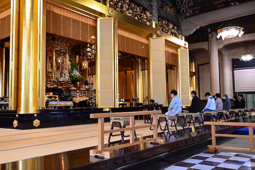 Kanagawa Private Tour - Main Hall of Tsukiji Honganji Temple