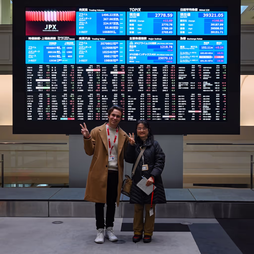 Kanagawa Private Tour - Tokyo Stock Exchange & TSE Arrows