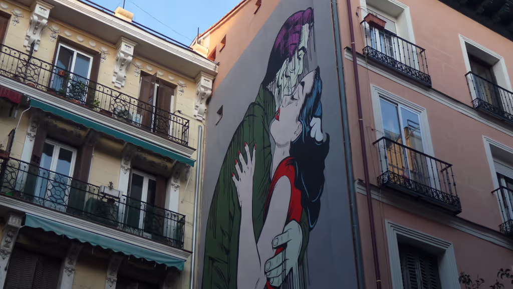 Madrid Private Tour - Large-scale murals in Lavapiés