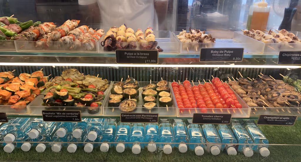 Madrid Private Tour - Time for some veggie brochettes