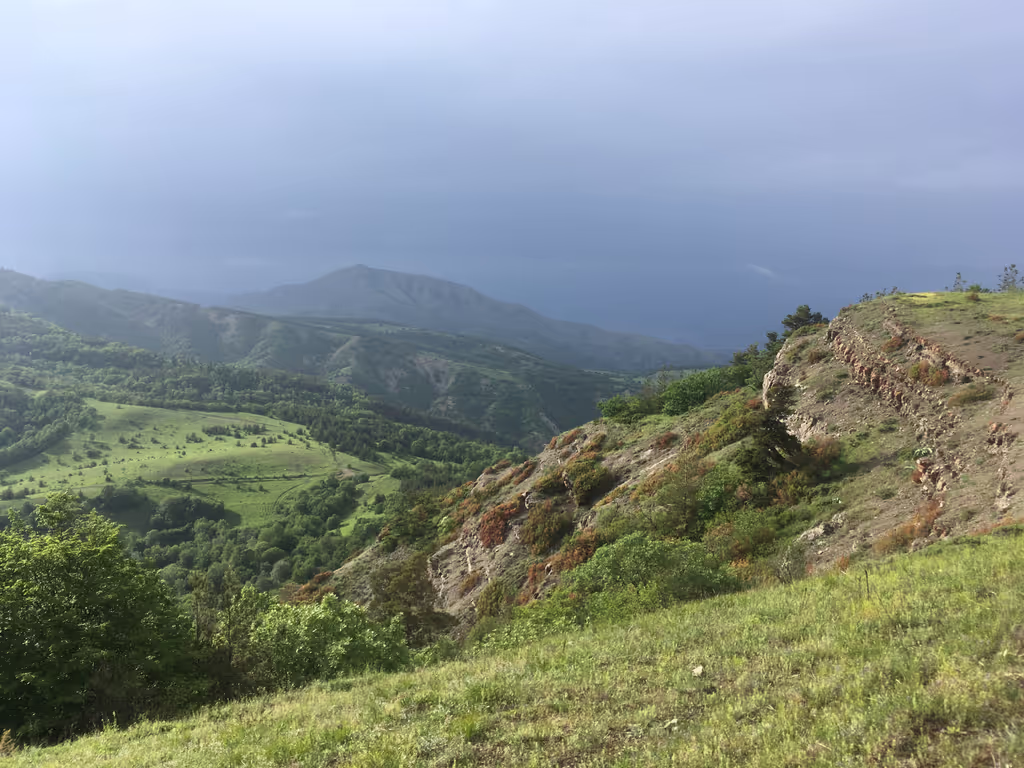 Tbilisi Private Tour - View from Saorbisi plateau to Danakhvisi mountain