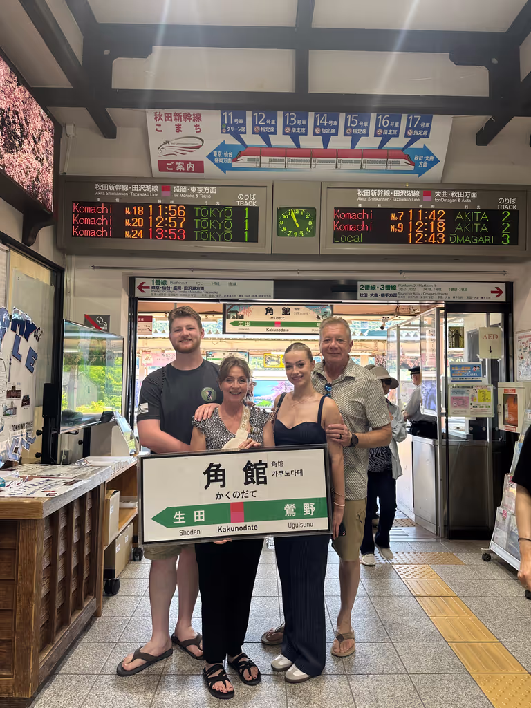 Akita Private Tour - Kakunodate Station