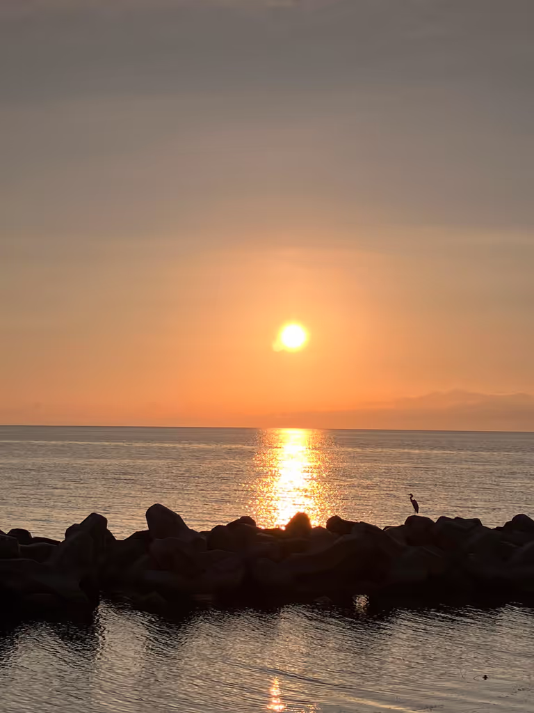 Toyama Private Tour - Beautiful sunset at the Sea of Japan