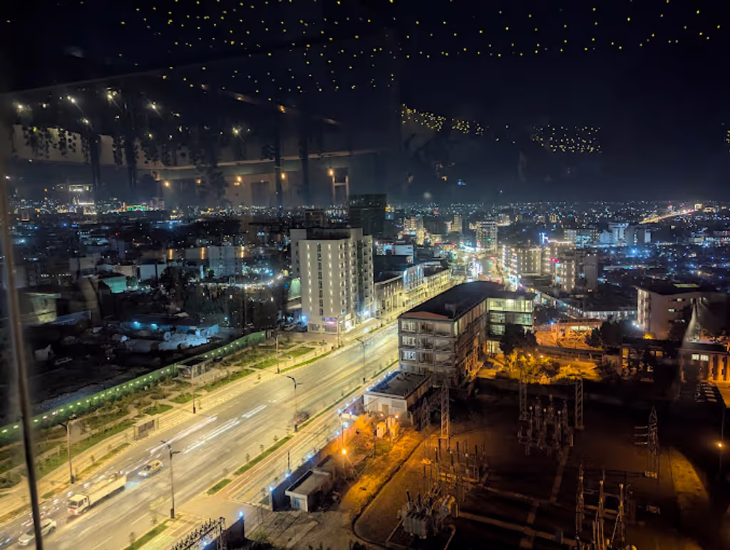Addis Ababa Private Tour - Street of Addis from Roof Top Bar