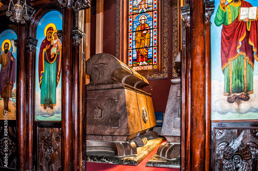 Addis Ababa Private Tour - Murals Adorning the Interior of Holy Trinity