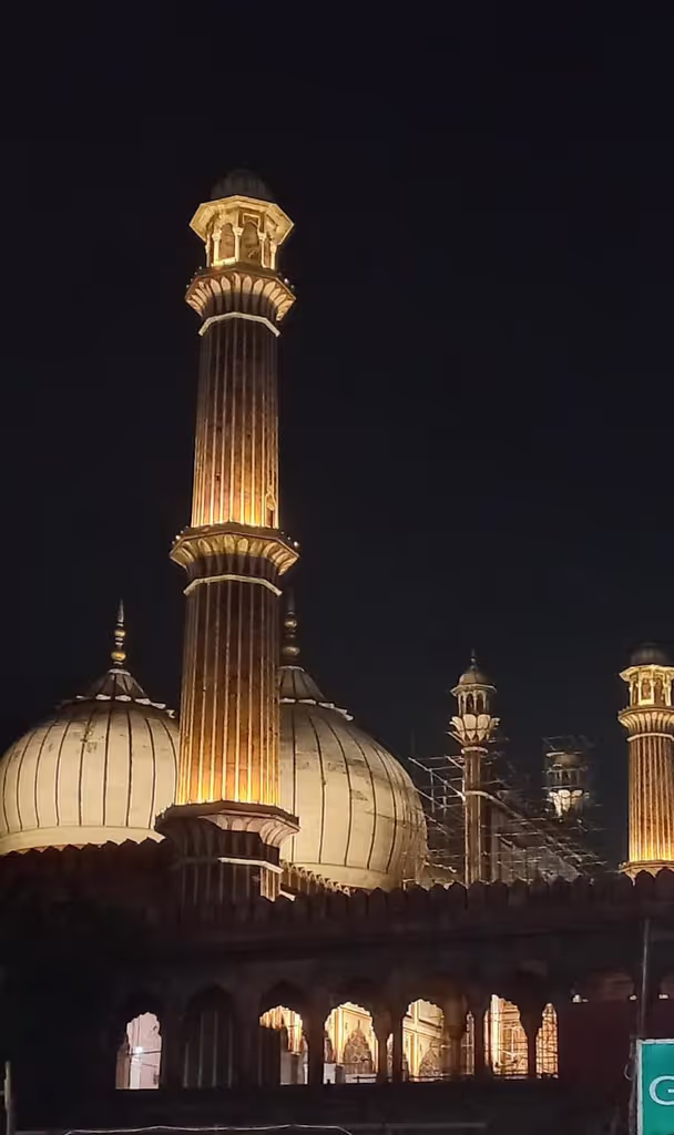 Delhi Private Tour - Jama Masjid Night view