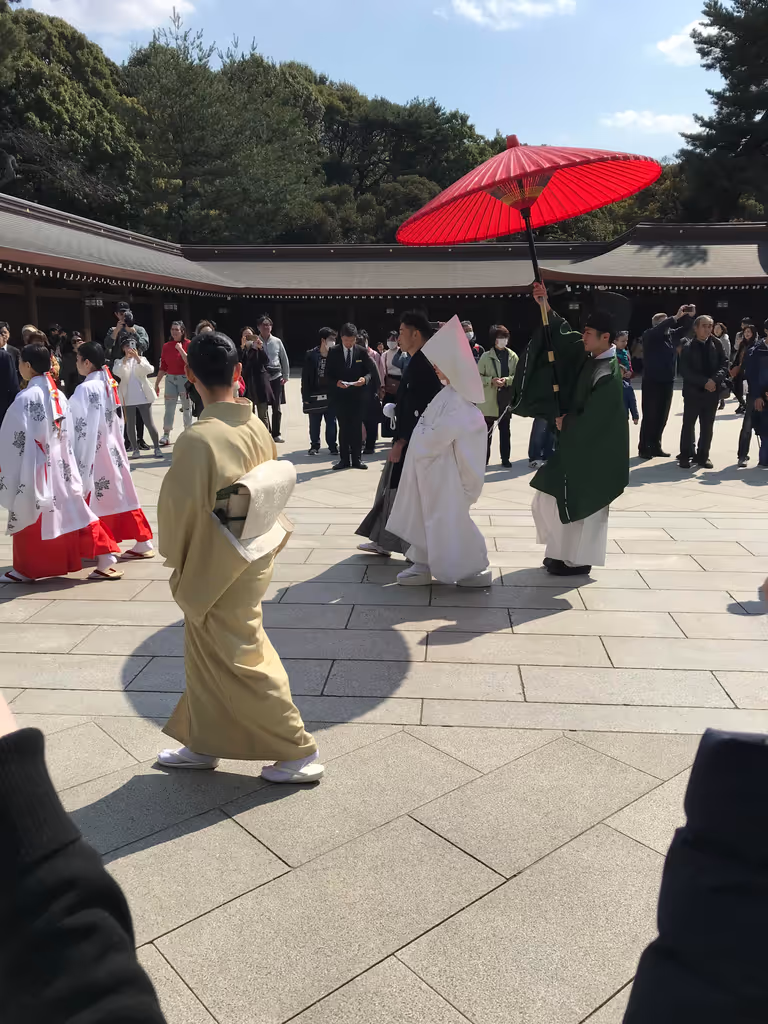 Tokyo Private Tour - Classical Japanese Wedding at Meiji Jingu Shrine