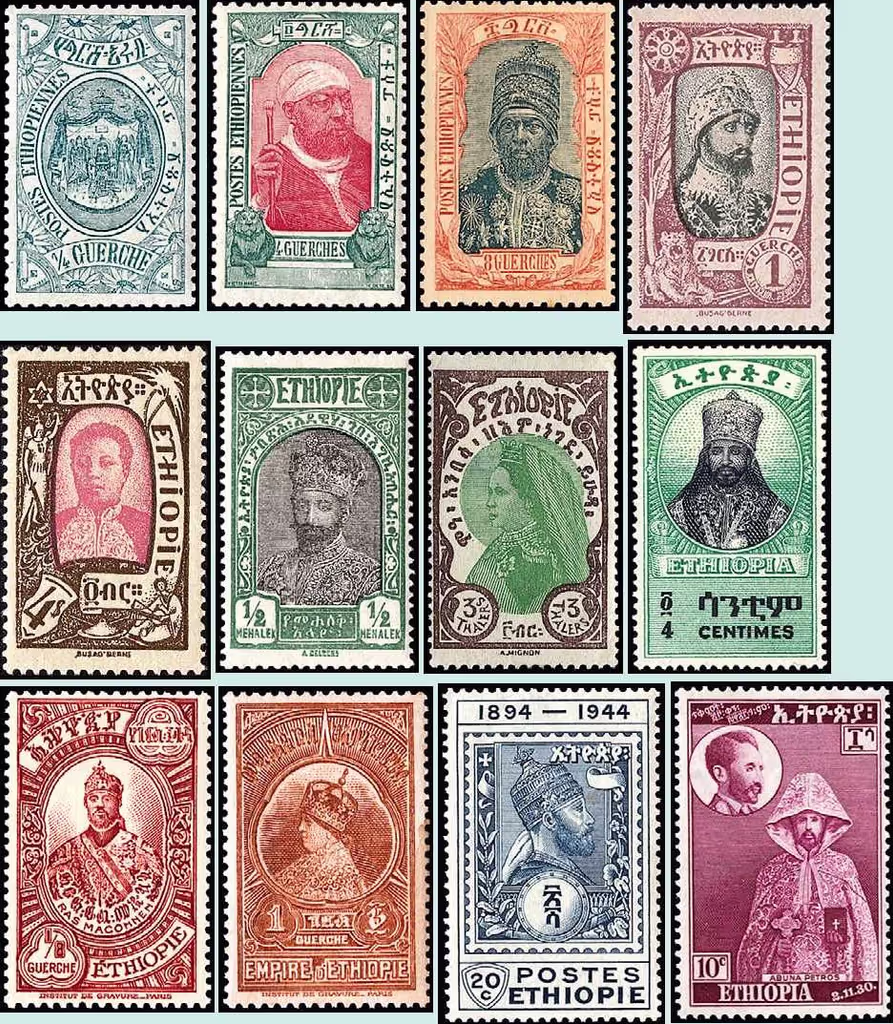 Addis Ababa Private Tour - Old collection of stamps
