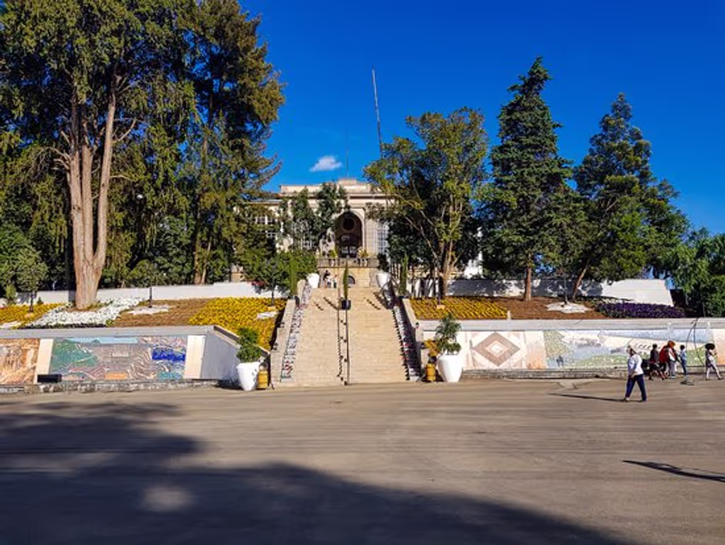 Addis Ababa Private Tour - The stairs of the Park