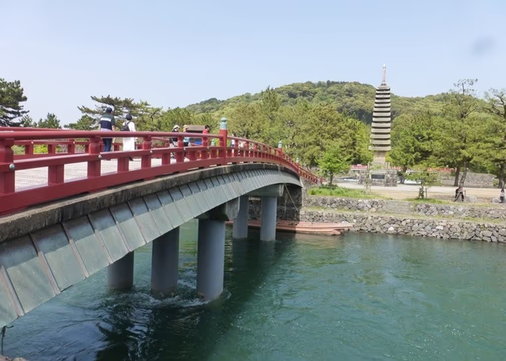 Kyoto Private Tour - Bridge going to island