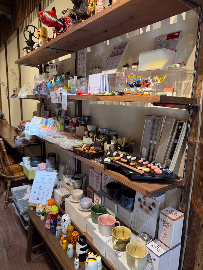 Osaka Private Tour - Retro cafe with cute goods