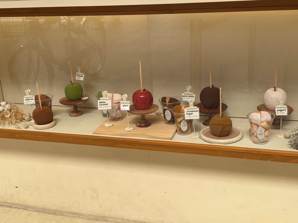 Nagoya Private Tour - Cute sweets displayed in Osu shopping arcade