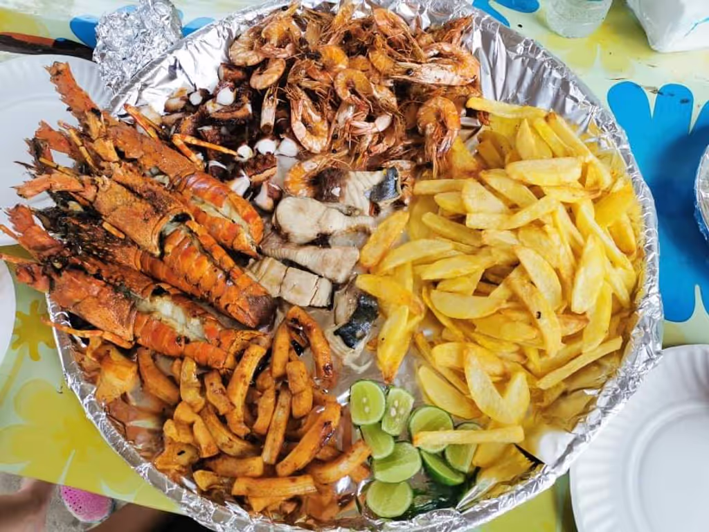 Zanzibar Private Tour - Fresh seafood lunch with a stunning ocean view.