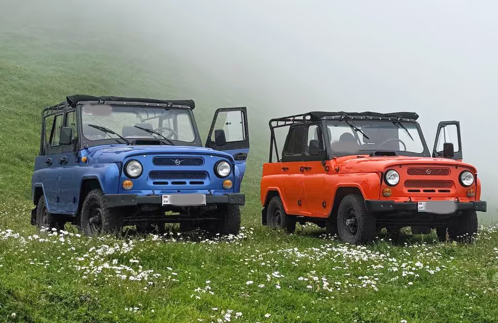 Yerevan Private Tour - Open-top UAZ-469 for mountain ride