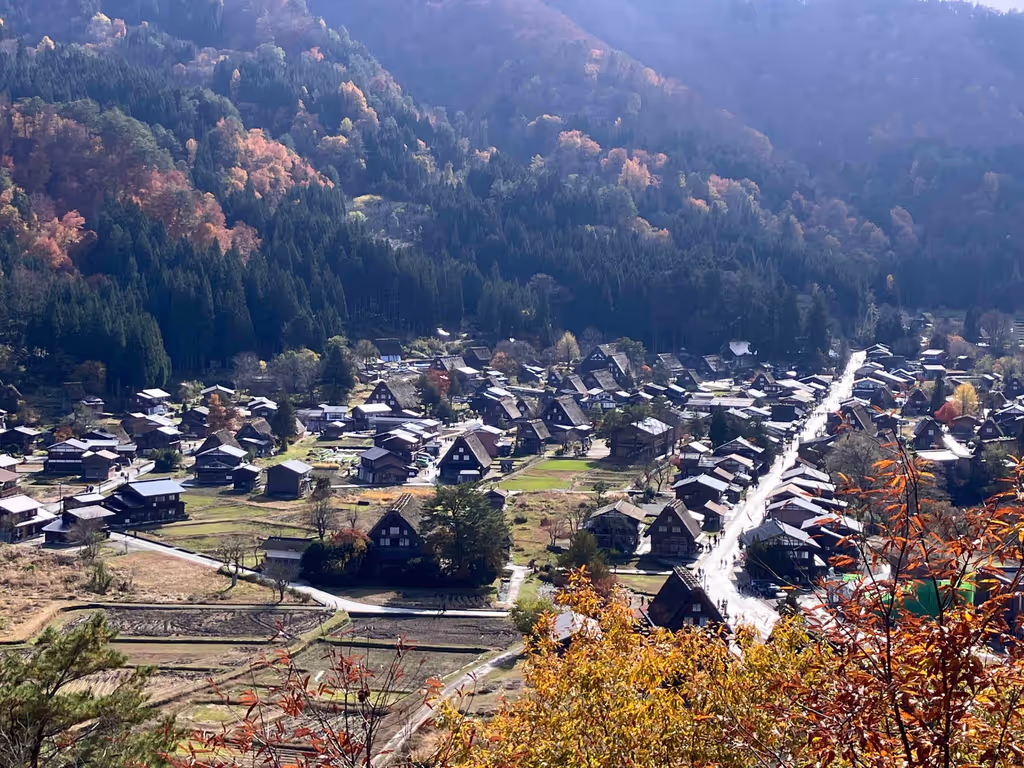 Shirakawago Private Tour - Shirakawa-go from observatory