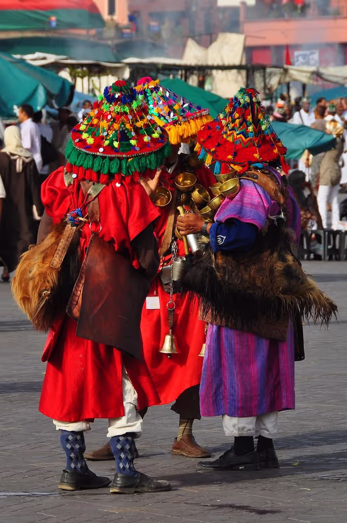 Agadir Private Tour - Water seller in Jemaa el-Fnaa